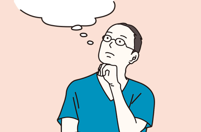 歯医者の思っていることを示すイラスト