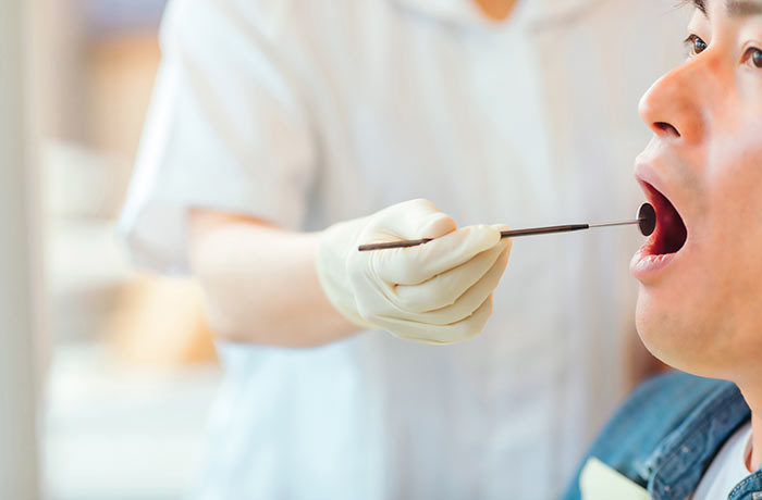 歯の定期健診の写真