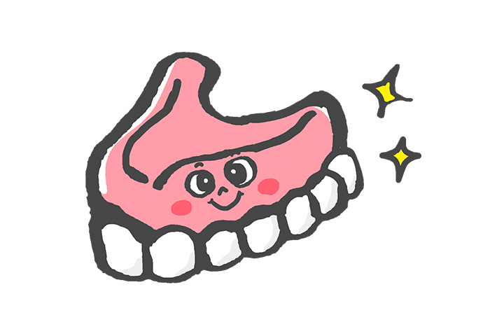 入れ歯のイラスト